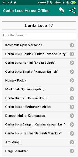 Cerita Lucu Humor Offline screenshot 2