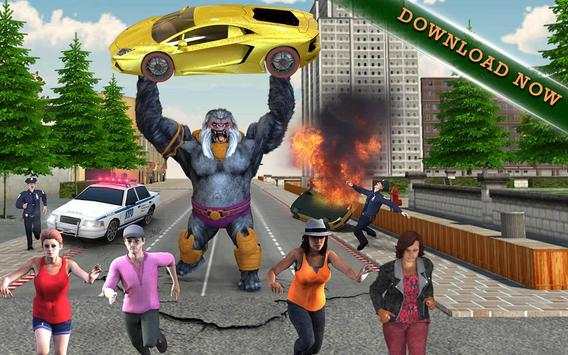 City Smasher Angry Gorilla Simulator: Rampage Game screenshot 10