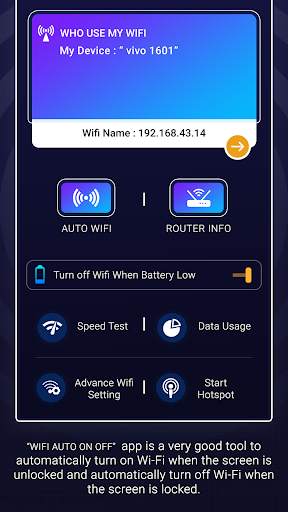 WiFi Automatic -WiFi Scheduler screenshot 1