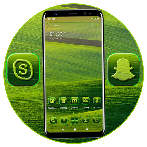 Green Field Launcher Theme icon