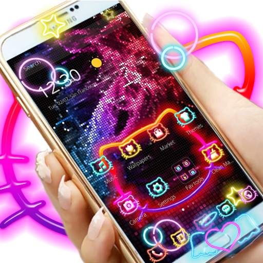 Kitty Cool Neon Theme 1.1.14