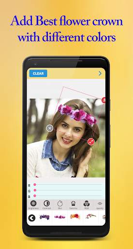 Flower Crown Photo Editor скриншот 3