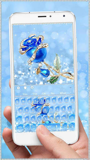 Blue Rose Diamond Keyboard screenshot 2