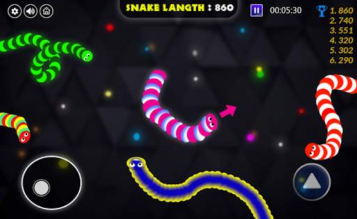 Snake - Fun Addicting Worm Slither Battle IO Games screenshot 2