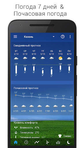 Sense V2 Flip Clock & Weather скриншот 3
