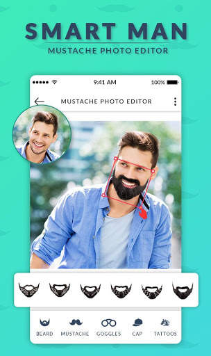 Man Mustache Photo Editor - Beard Photo Editor screenshot 3