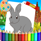 Coloring For Rabbits Family 2018 icon