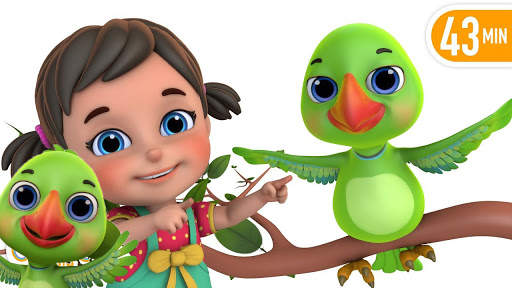 Main Tota Hare Rang Ka - Hindi Nursery Rhymes screenshot 1
