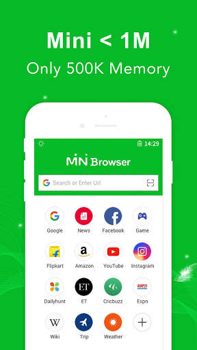 Mini Browser India - Fast Small screenshot 1