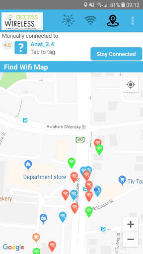 Access Wireless Free Wifi Finder screenshot 1