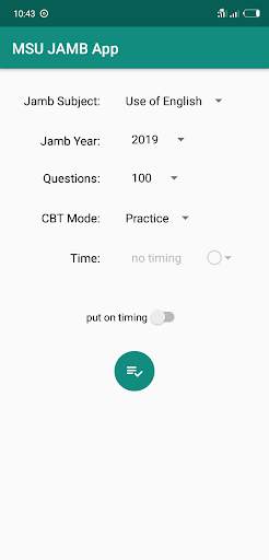 MSU JAMB CBT App screenshot 2
