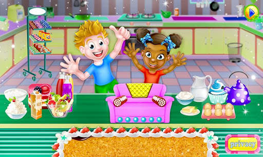 Princess Chocolate Cake Maker Gra: Doll Cake Maker screenshot 4