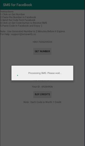 SMS for FaceBook screenshot 5