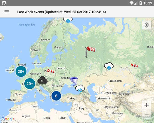 Alarms Extreme Weather EU скриншот 4