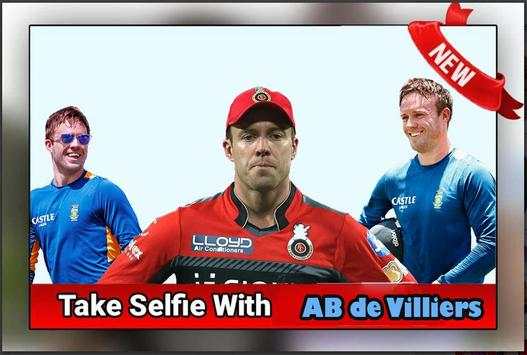 Selfie 📷  With AB de Villiers  🏏 screenshot 3