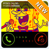 fake call from sponge icon