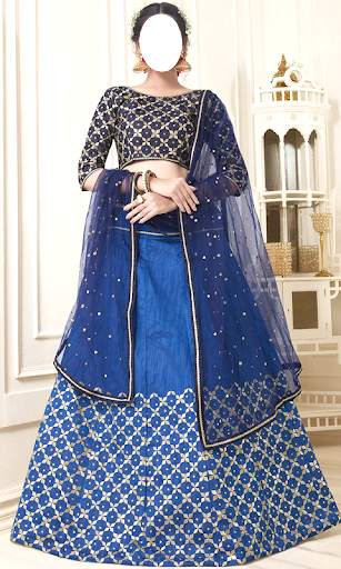 Half saree Photo Suit 11 تصوير الشاشة