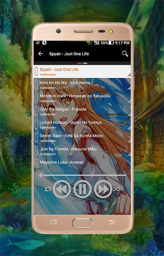 Yuuki Asuna Mp3 Player screenshot 4