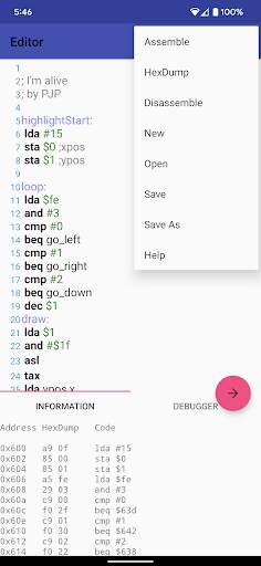 Learn 6502 Assembly скриншот 3