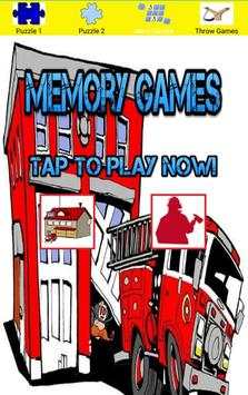 Free Kids Fire Engine Games screenshot 20