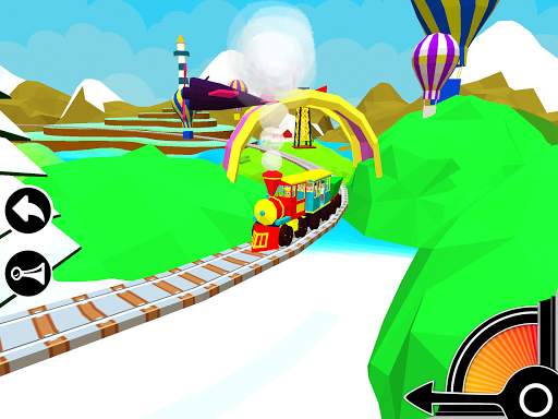 3D Train Engine Driving Game For Kids & Toddlers screenshot 13