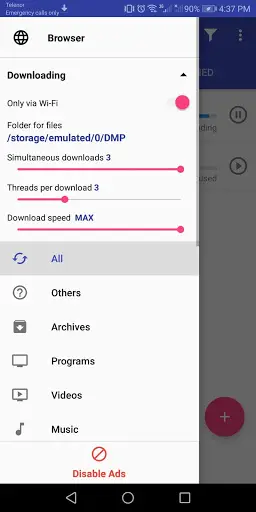 Download Manager Plus - Downloader App screenshot 1