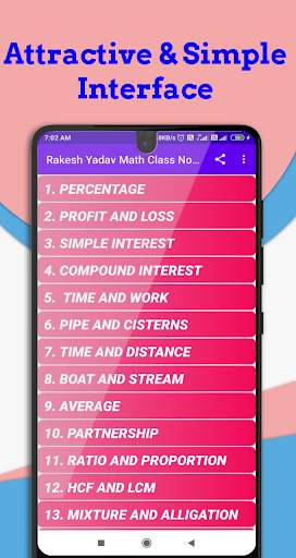 Rakesh Yadav Class Notes of Math in Hindi screenshot 1