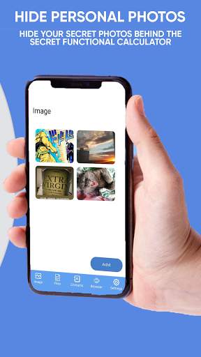 Private browser calculator & hide photos contacts screenshot 4