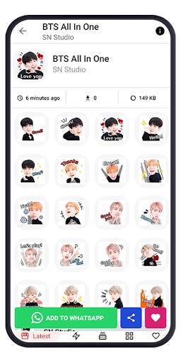 Kpop Idol Stickers for WhatsApp screenshot 4