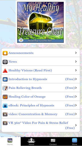 My Healthy Treasure Chest screenshot 1