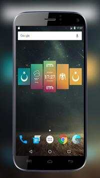 Homeland Digital Clock Widget 8 تصوير الشاشة