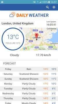 Daily Weather screenshot 1