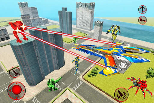 Mermaid Transform Robot: Air Jet Robot Games screenshot 9
