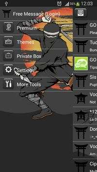 GO SMS Ninja screenshot 2