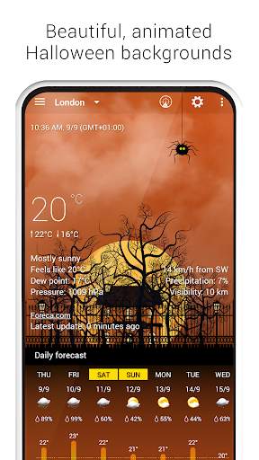 Halloween backgrounds premium screenshot 1