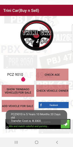 Trini Car (Buy, Sell & Check Age ) screenshot 1