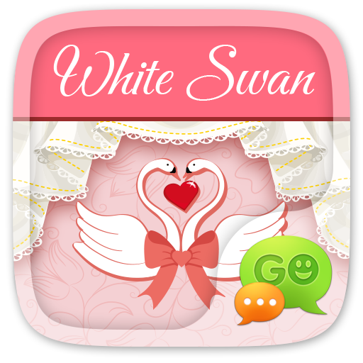 GO SMS PRO WHITE SWAN THEME icon