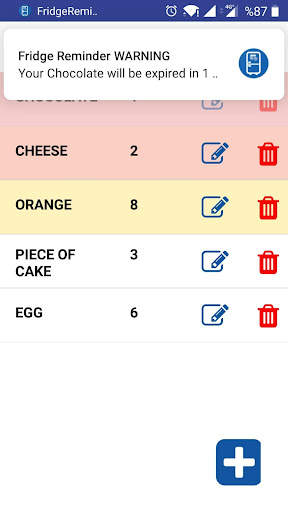 Fridge Reminder: Notification App For Your Food screenshot 2