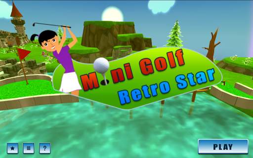 Mini Golf Retro Star स्क्रीनशॉट 1