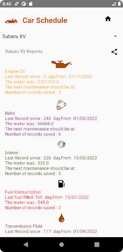 Car Schedule screenshot 3