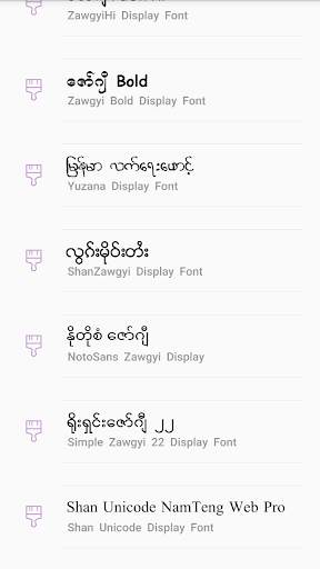 TTA SAM Myanmar Font 8 screenshot 3