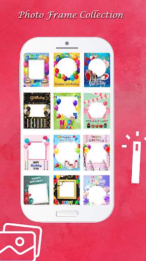Birthday Photo Frame 3 تصوير الشاشة