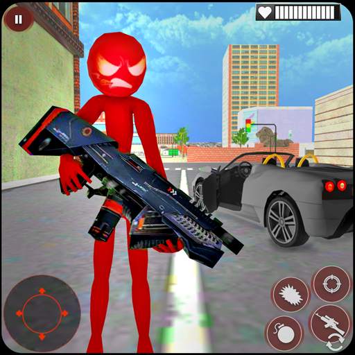 Stickman Monster Rope Hero: City Crime Simulator 1.0