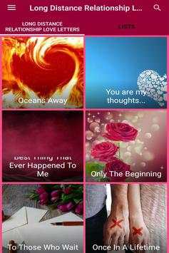 Long Distance Relationship Love Letter screenshot 1