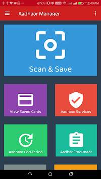 Adhaar Manager screenshot 1