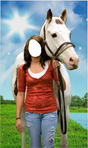 Girl Horse Photo Suit New screenshot 2