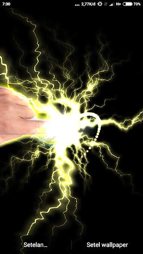 Electrical Lightning Touch Thunder Live Wallpapper screenshot 5