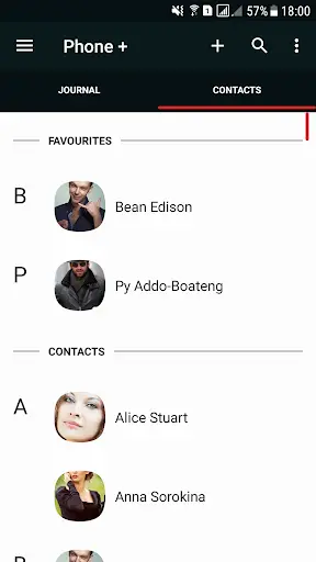 Téléphone   Contacts et Appels screenshot 1