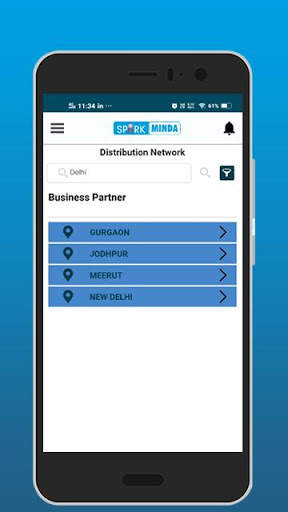SPARK MINDA AFTERMARKET MOBILE APP screenshot 6