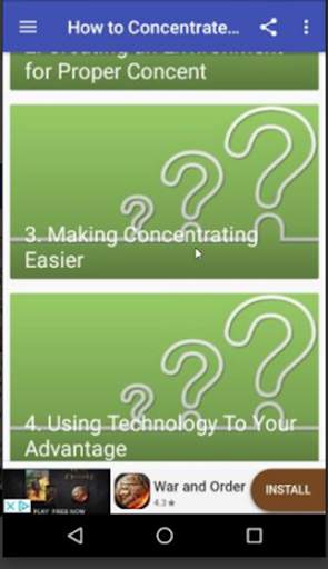 How to concentrate on studies скриншот 3
